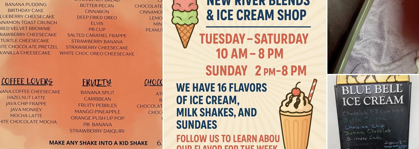 New River Blends Menu