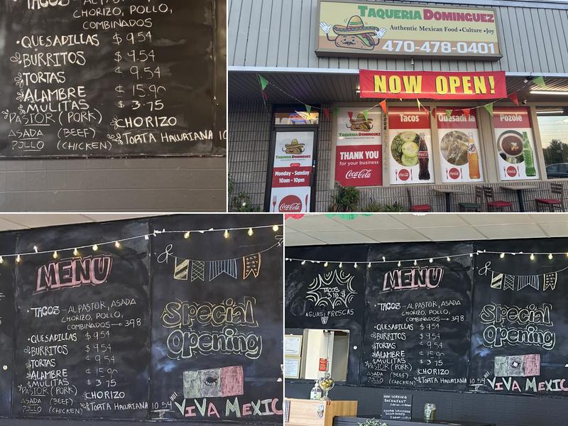 Taqueria Dominguez Menu