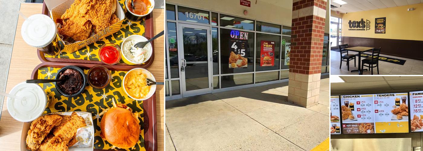 Tex’s Chicken & Burgers Menu