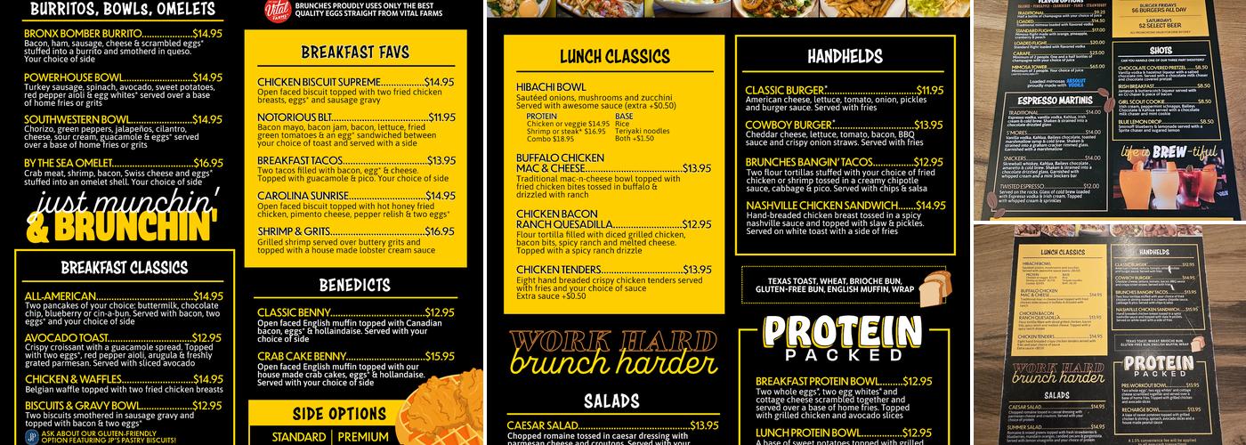 Brunches Carolina Beach/Federal Point Grill Menu