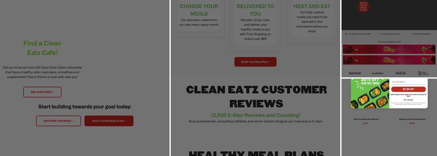 Clean Eatz Kitchen Menu