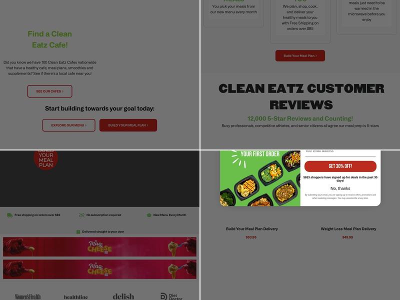 Clean Eatz Kitchen Menu