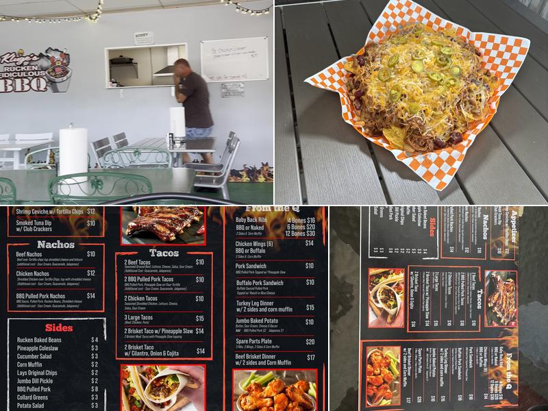 KLUGE'S RUCKEN FIDICULOUS BBQ Menu