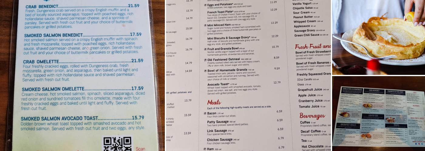 The Original Pancake House Menu