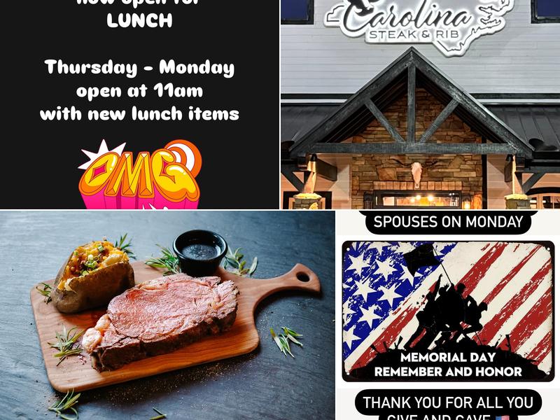 Carolina steak and Rib