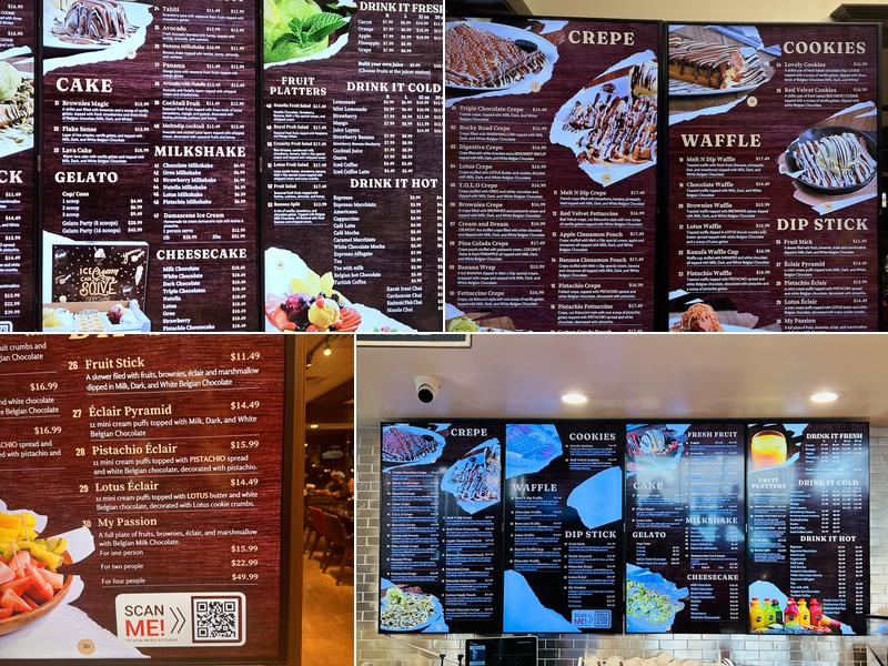 Melt n Dip - Gelato & Crepe Menu