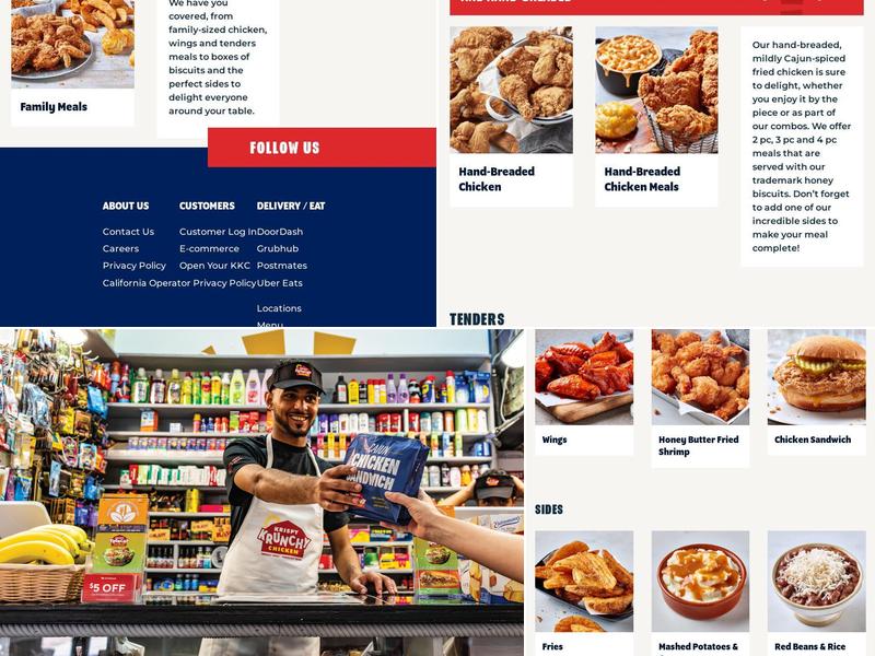 Krispy Krunchy Chicken Menu