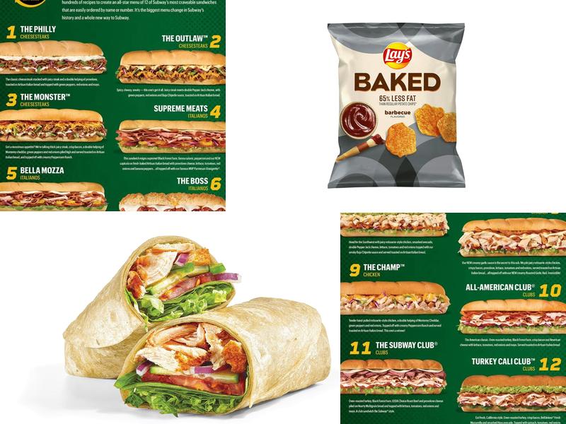 Subway Menu