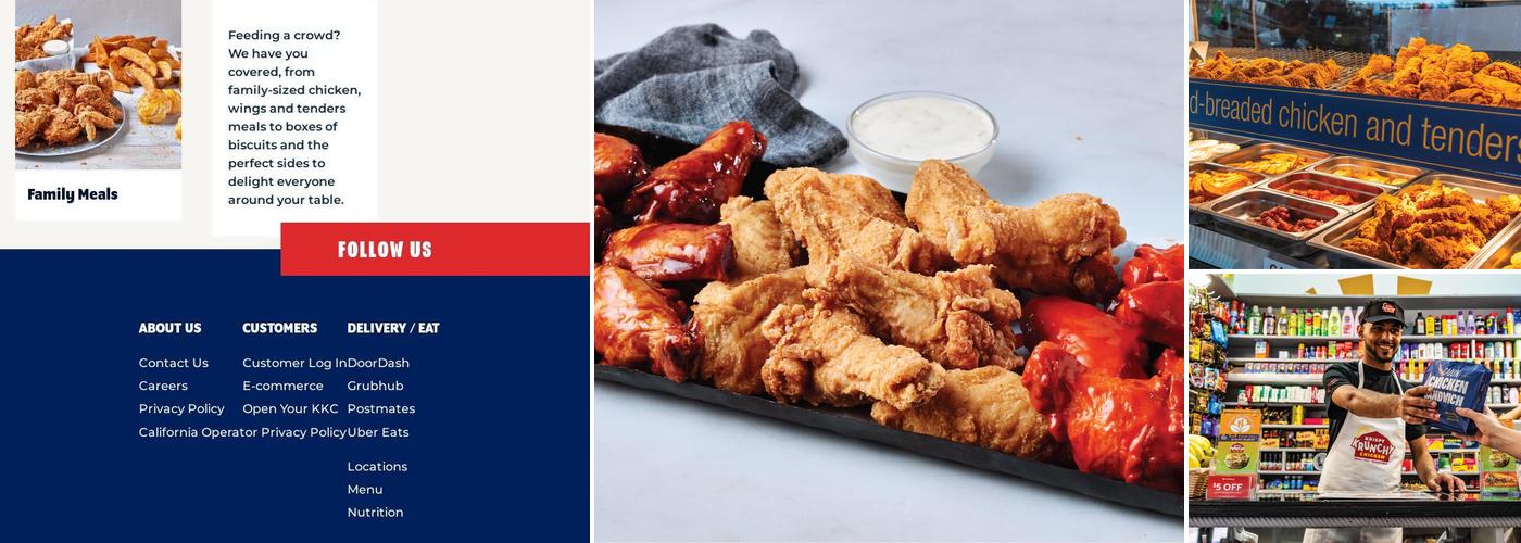 Krispy Krunchy Chicken Menu