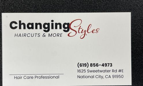 Changing styles haircuts &more 1625 Sweetwater Rd #E, National City California 91950