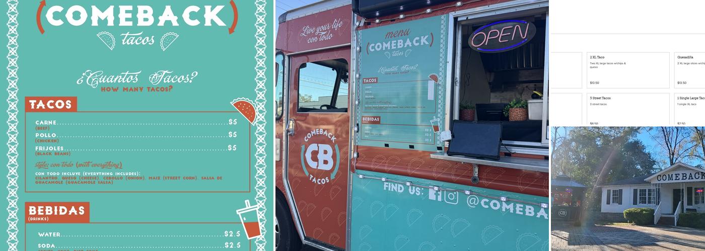 Comeback Tacos Menu
