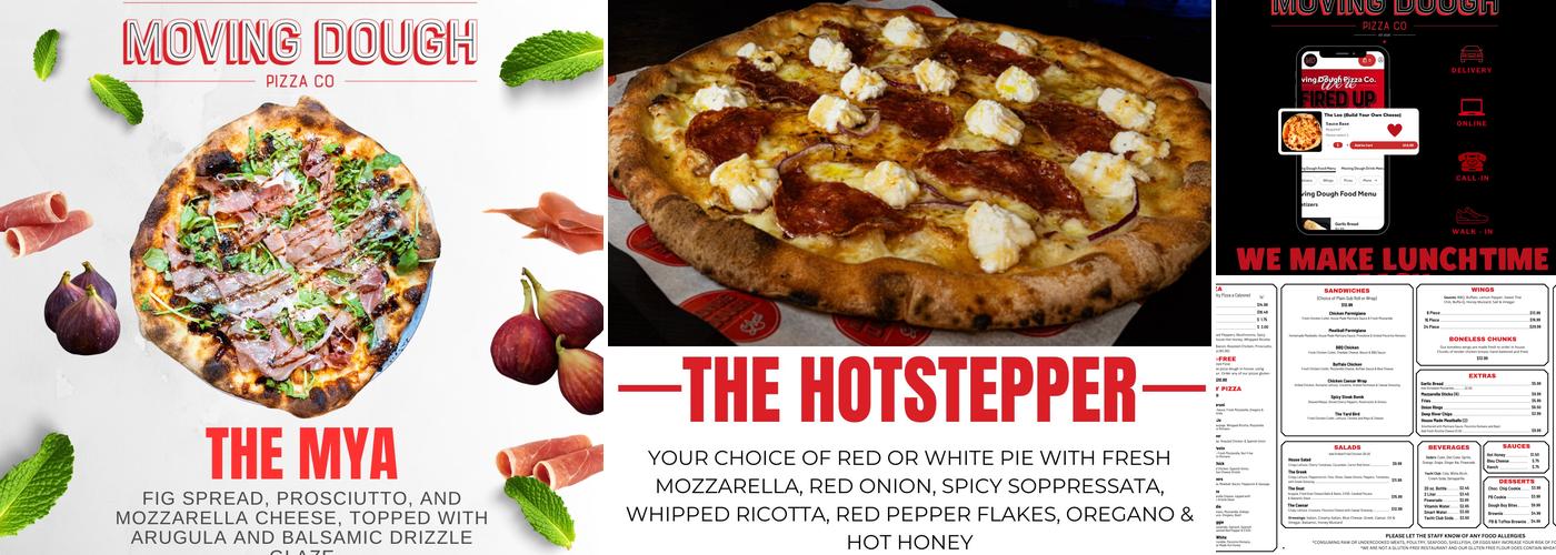 Moving Dough Pizza Co. Menu