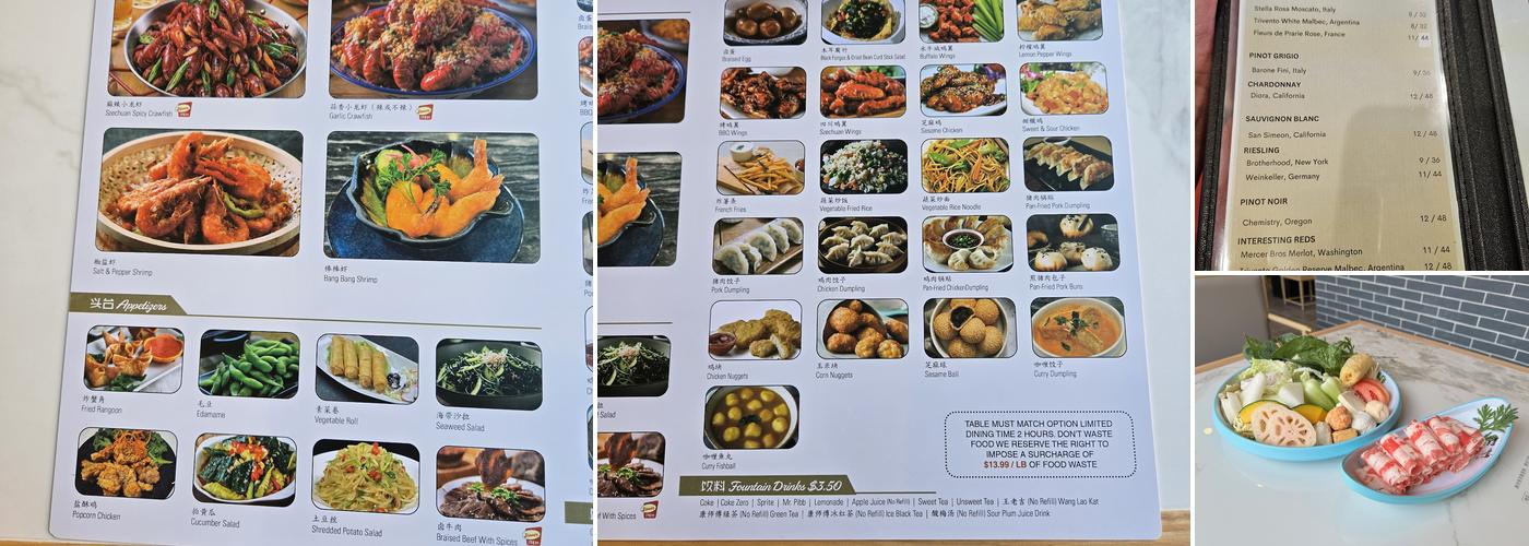 12 Lunar Menu