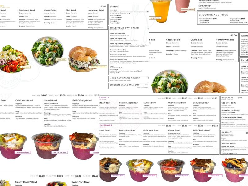Hometown Bowls Menu