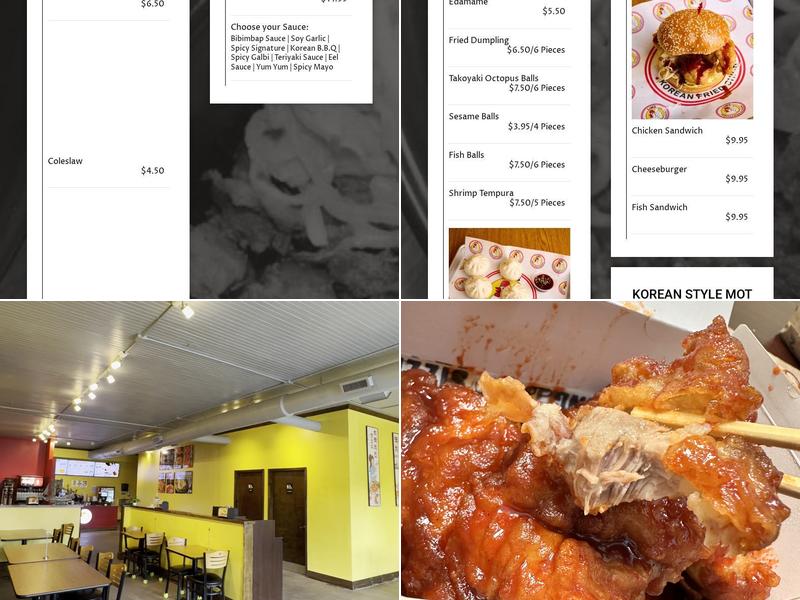 Lin's Korean Fried Chicken Menu