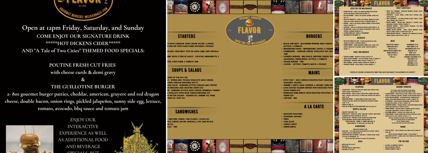 FLAVOR Menu