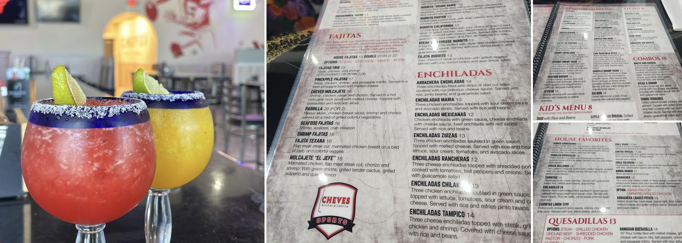 Cheves kitchen and cantina Menu