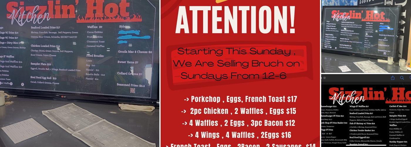 Sizzling Hot Kitchen Menu