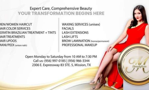 M Beauty Luxe 2306 E Expressway 83 Suite 5, Mission Texas 78572