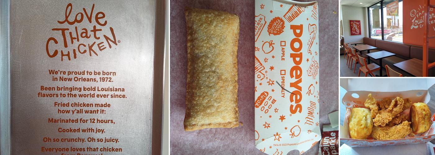 Popeyes Louisiana Kitchen Menu