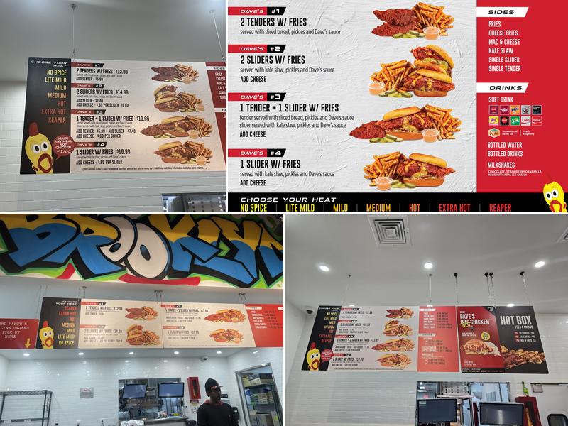 Dave's Hot Chicken Menu