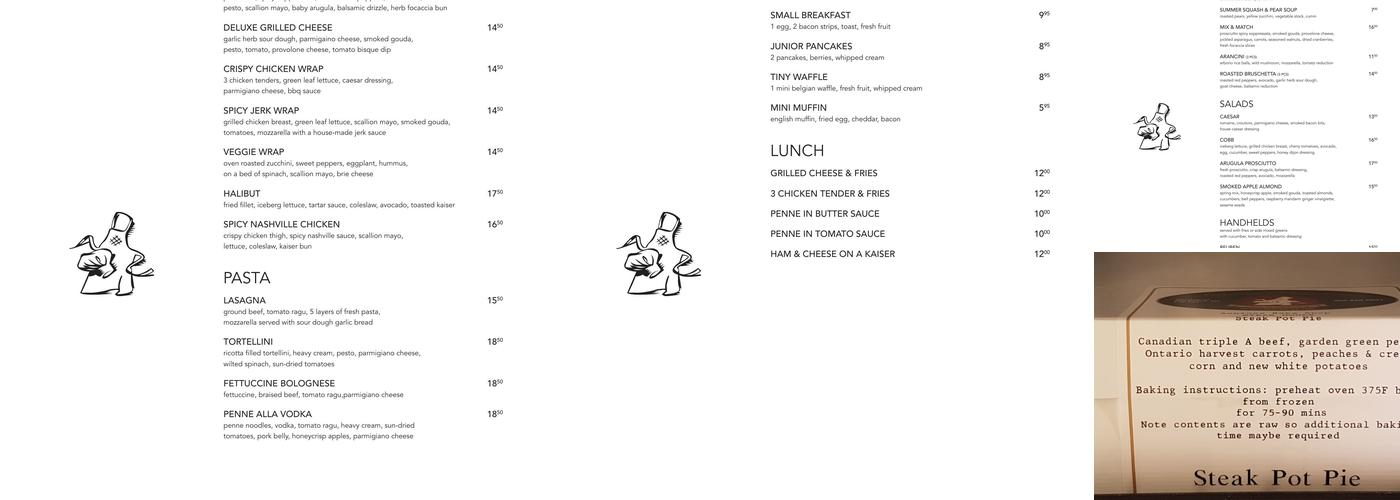 Annina's Bakeshop & Catering Menu