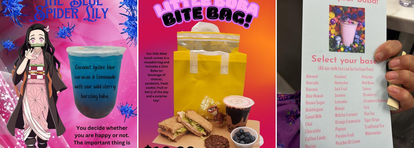 Blossoms & Boba Cafe LLC Menu