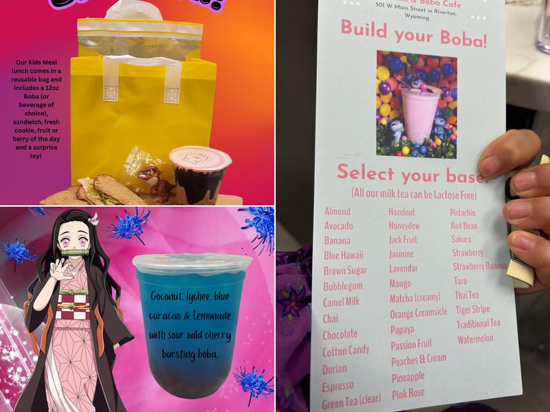 Blossoms & Boba Cafe LLC Menu