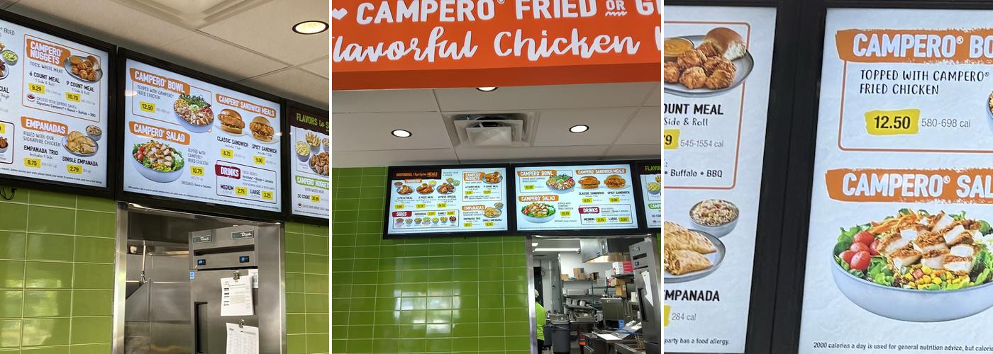 Pollo Campero Menu