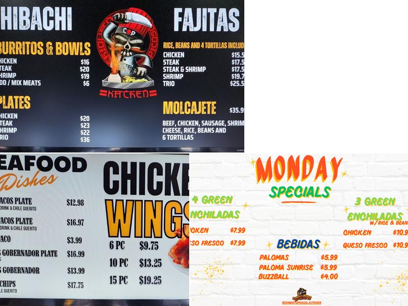 Chiquito Picoso Kitchen & Bar Menu