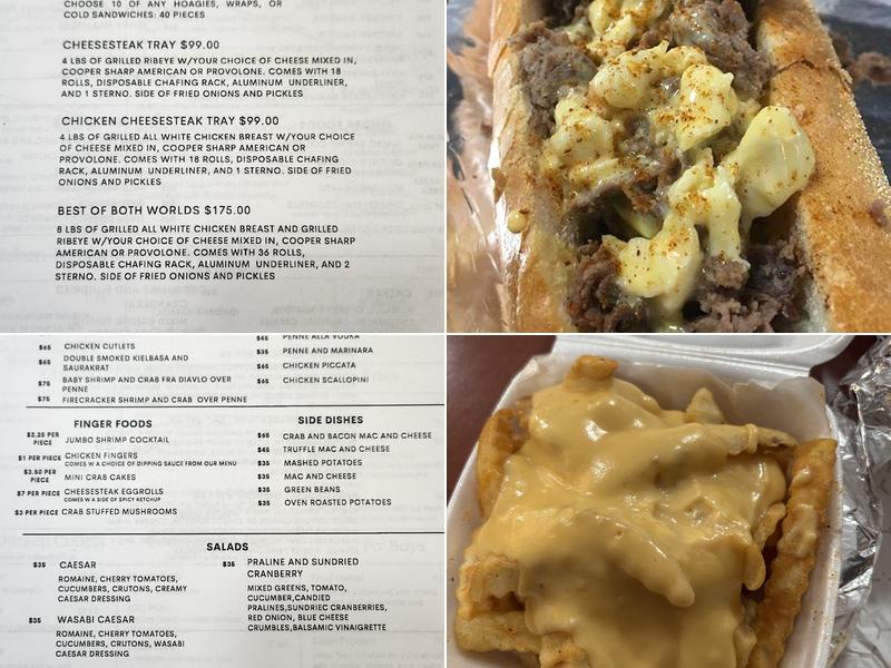 Van Horn's Steaks Menu