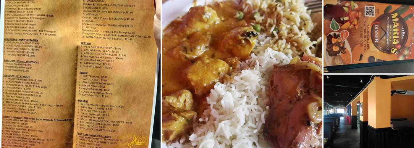 Garlic & Ginger Menu