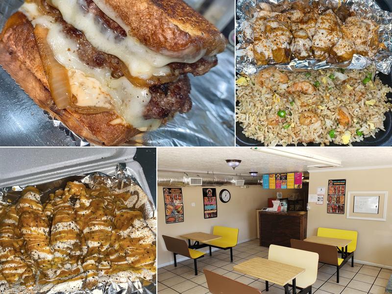 Curly's wings and burgers