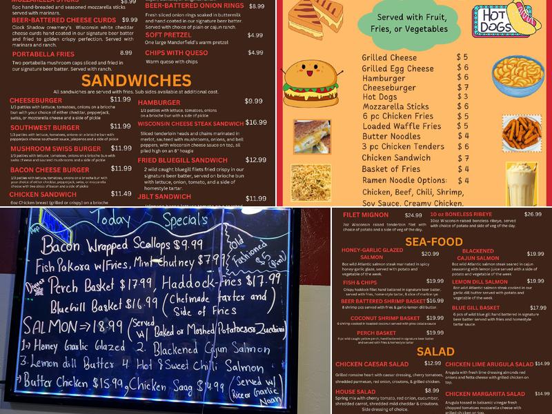 Dhami Sports Bar Menu