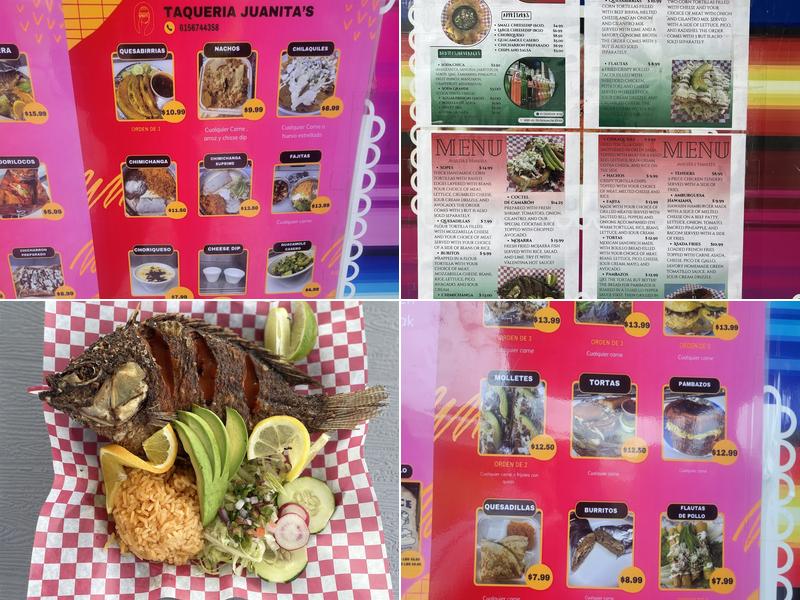 Juanita’s Taqueria Menu