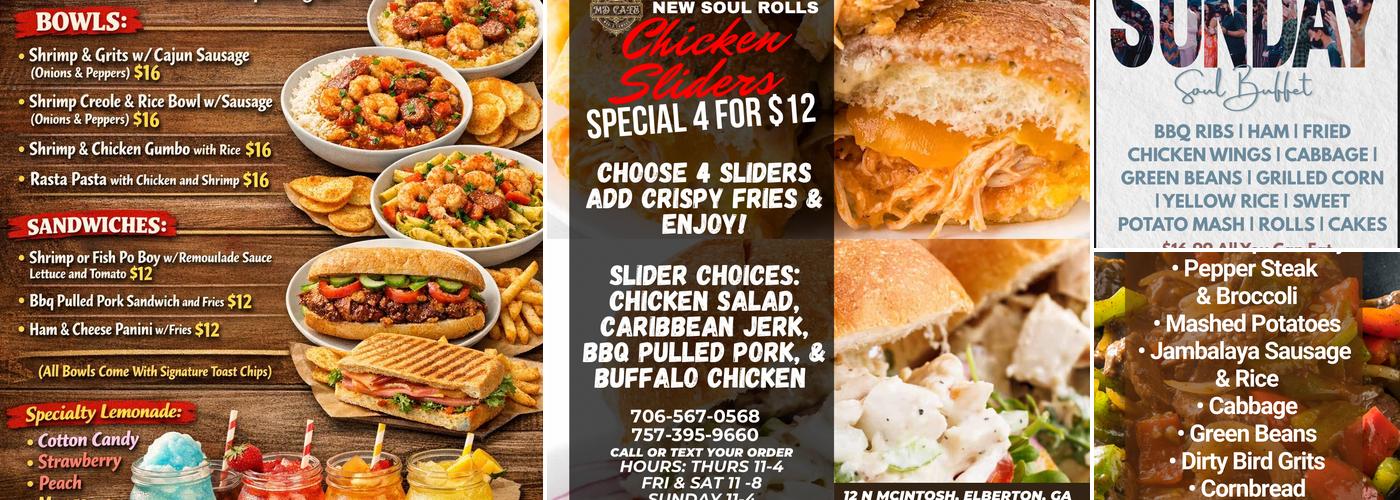 MD Cafe Menu