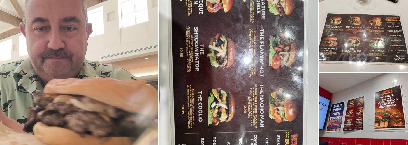 Incredible Burger Menu