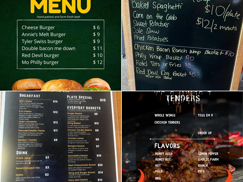 Mosby’s Menu