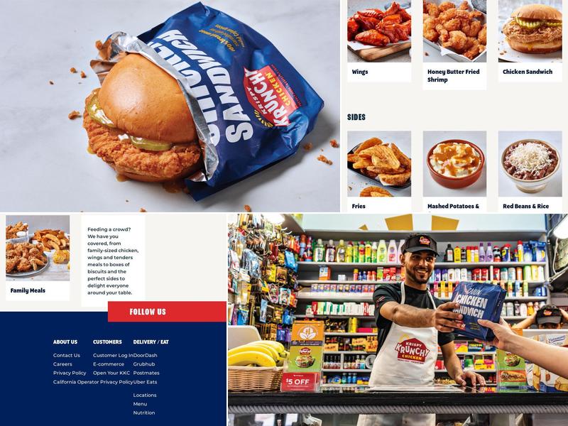 Krispy Krunchy Chicken Menu