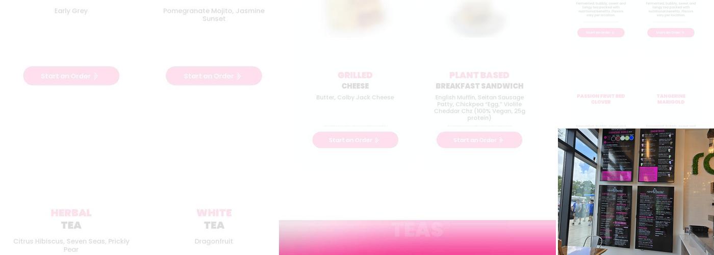 Raining Berries Gainesville Menu