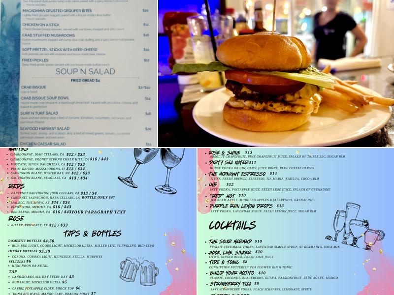 Tide & Tonic Menu