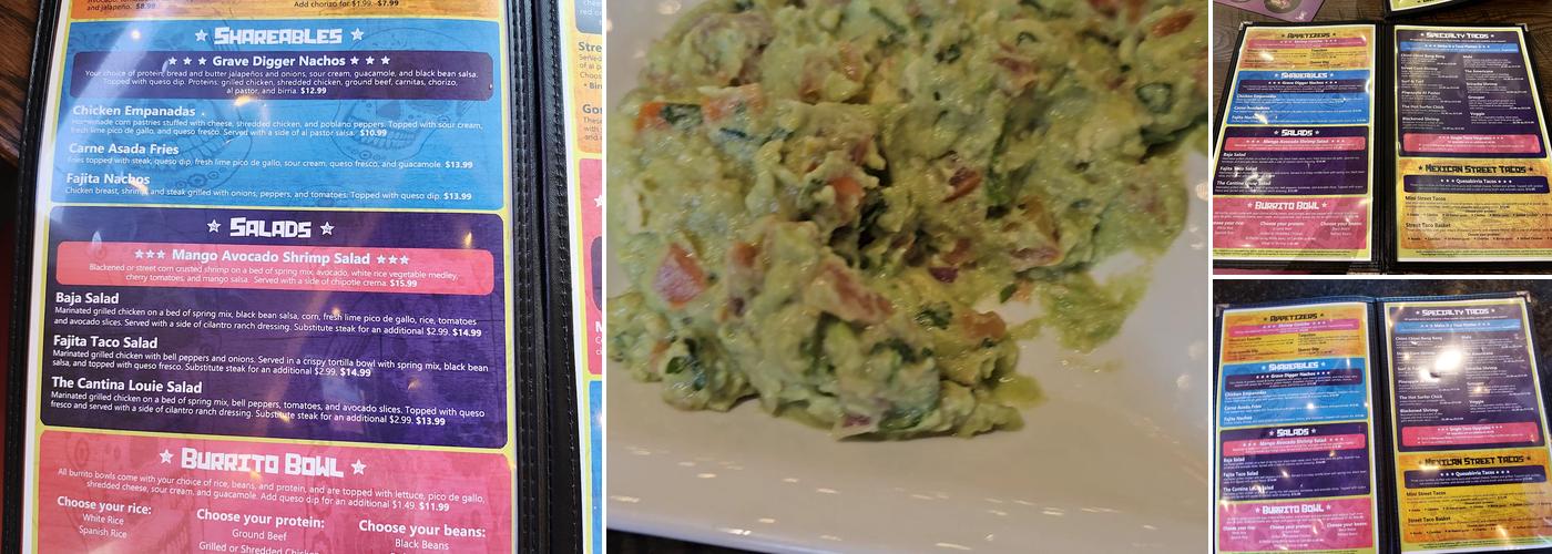 Cantina Louie (Melbourne, FL) Menu
