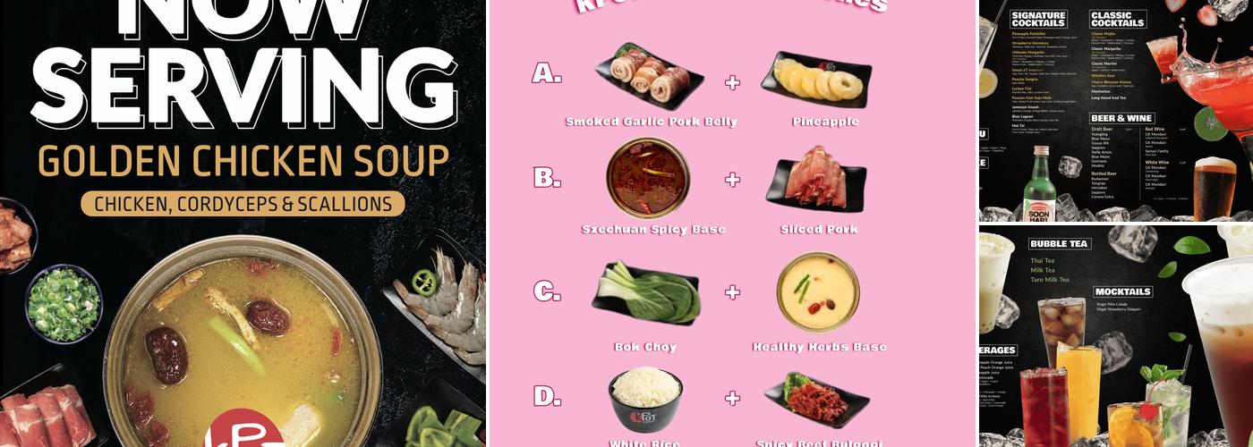 KPOT Korean BBQ & Hot Pot Menu