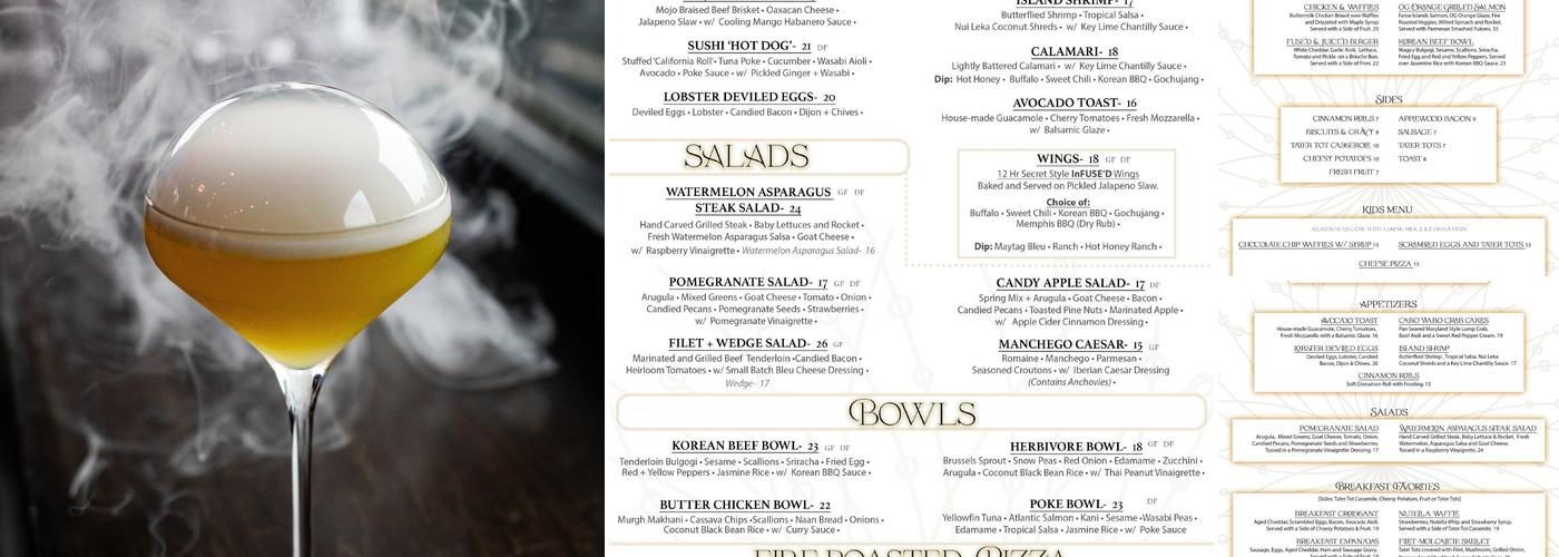 Fuse'd Menu