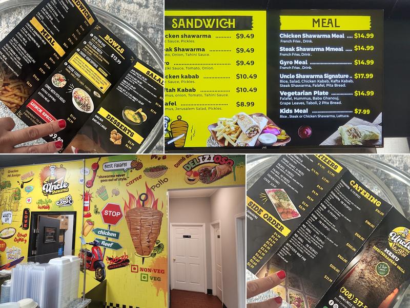 Uncle Shawarma Menu