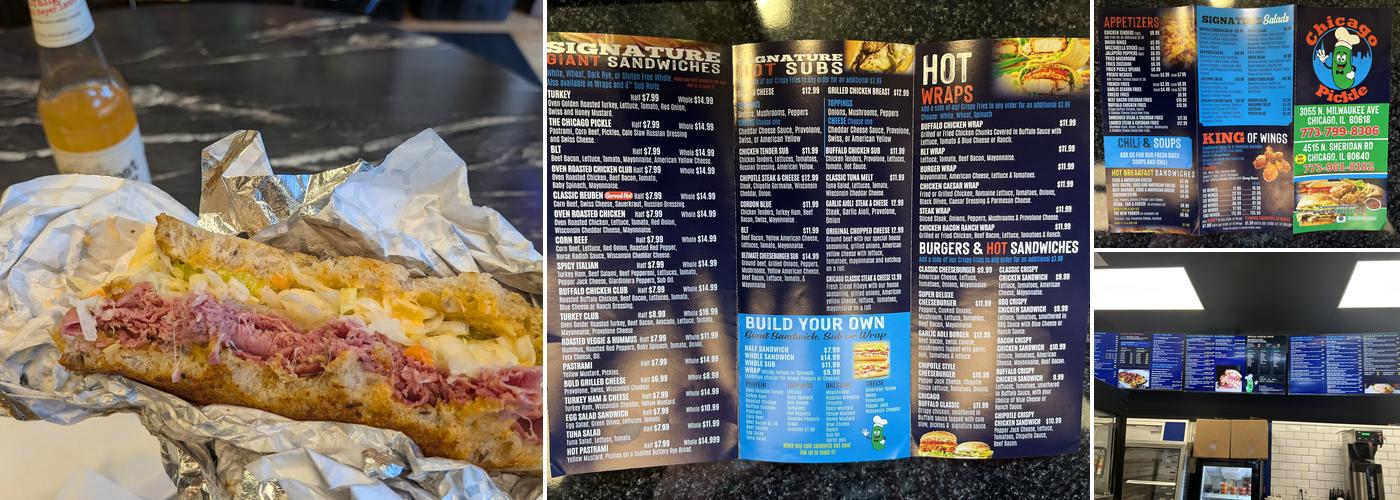 Chicago Pickle Eatery Menu
