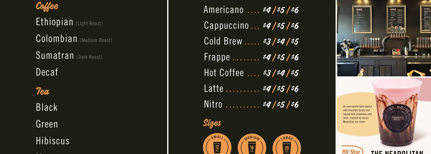 Java House (Fishers) Menu