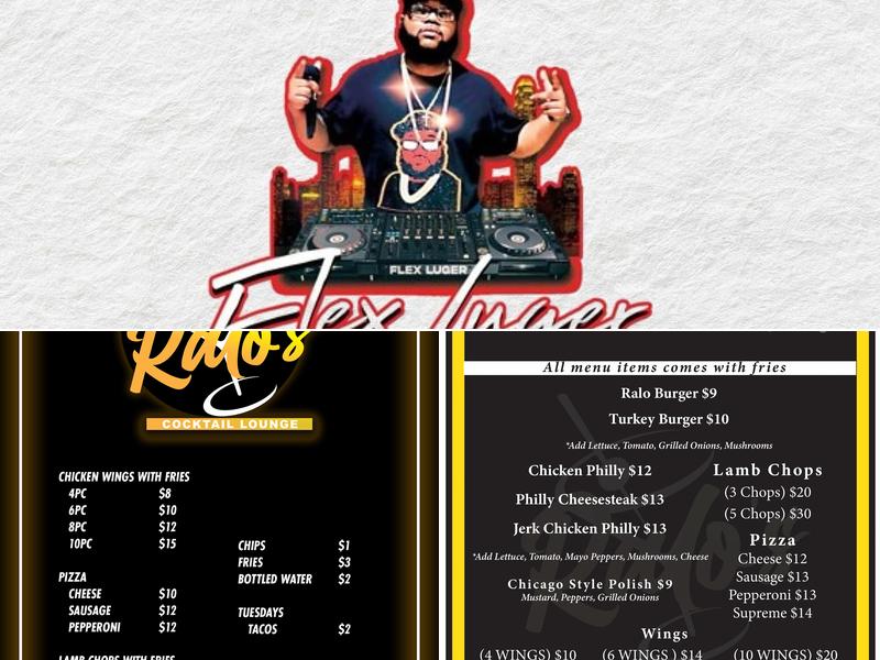 Ralo's Cocktail Lounge Menu