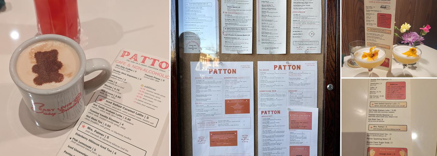 Patton Bar & Diner Menu