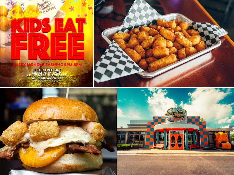 Sickies Garage Burgers & Brews 7111 W 95th St, Overland Park